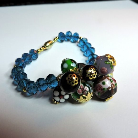 Cha Cha Charm Cluster Bracelets w/magnetic clasp ... CCCCB - Picture 15 of 16